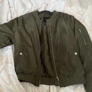 Navy green jacket for sale for $15
